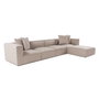 Atelier Del Sofa Sofá Esquinero L1-O1-O1-1R Beige Arena Lino 350cm 190cm